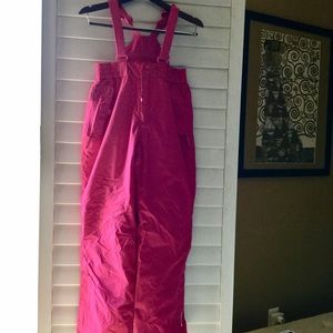 Pink ski pants